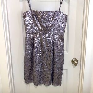 BCBG MaxAzria strapless sequin dress, size 10, NWOT